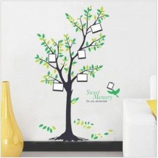 A Tree with Photo Frames Wall Sticker